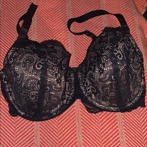 Thirdlove Black Lace 32F 24/7 bra